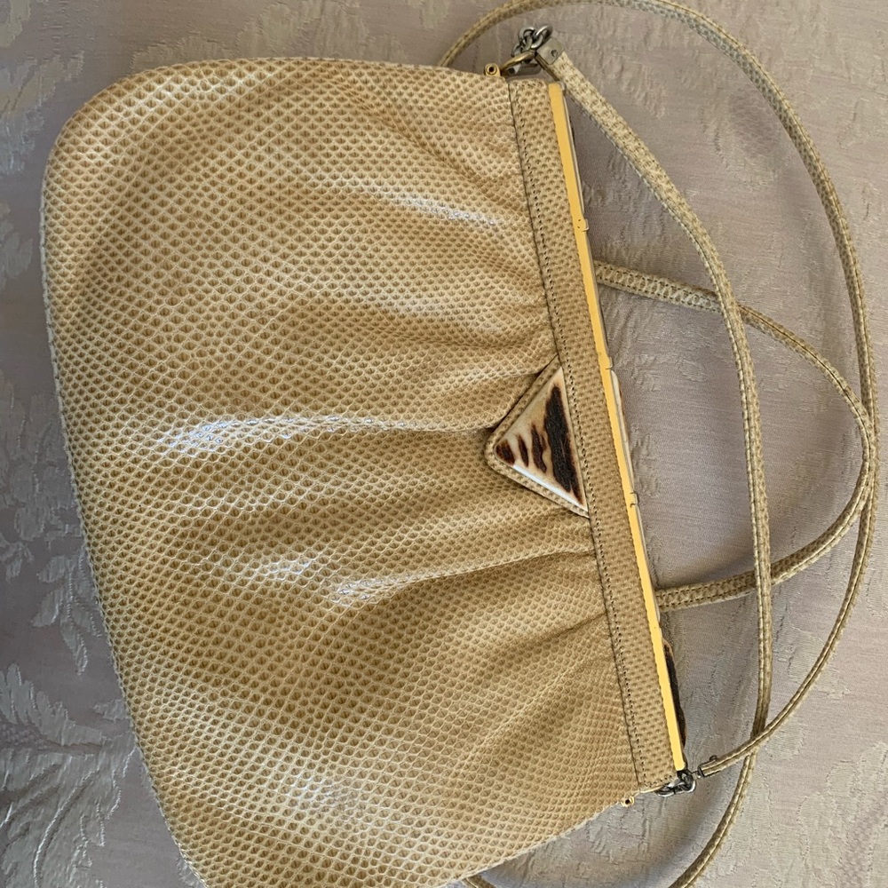 Antique snake skin small purse